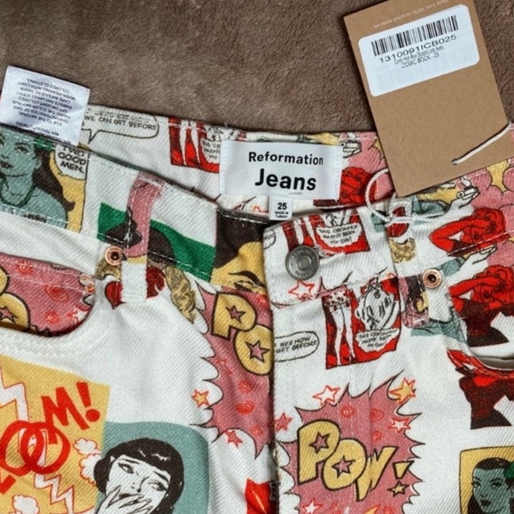 BNWT reformation comic book pants - Picture 7 of 10